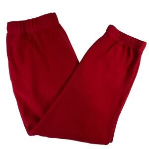 Foot Locker Men's Fleece Lounge Pants Joggers Size 2XL Dark Red